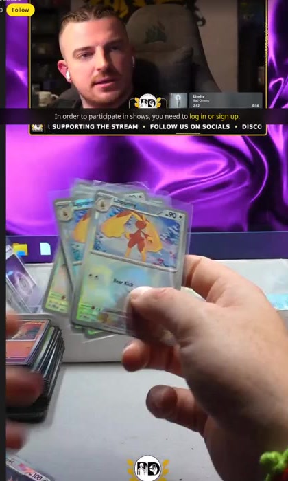 Still from a Pokedad live show